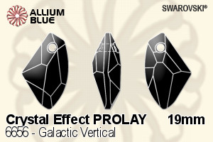 施華洛世奇 Galactic Vertical 吊墜 (6656) 19mm - 白色（半塗層） PROLAY - 關閉視窗 >> 可點擊圖片
