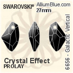 スワロフスキー Galactic Vertical ペンダント (6656) 27mm - クリスタル エフェクト PROLAY