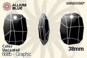 Swarovski Graphic Pendant (6685) 38mm - Colour (Uncoated) - 關閉視窗 >> 可點擊圖片
