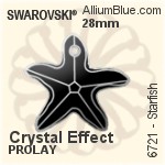 スワロフスキー Starfish ペンダント (6721) 28mm - クリスタル エフェクト PROLAY