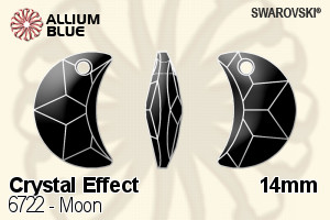 Swarovski Moon Pendant (6722) 14mm - Crystal Effect - Haga Click en la Imagen para Cerrar