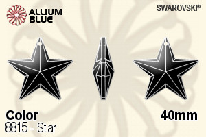 Swarovski STRASS Star (8815) 40mm - Color - Click Image to Close