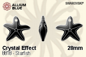 Swarovski STRASS Starfish (8818) 28mm - Crystal Effect - Click Image to Close