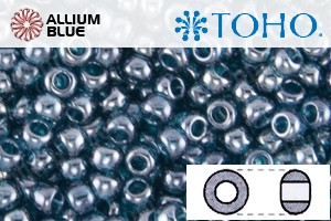 TOHO Round Seed Beads (RR15-108BD) 15/0 Round Small - Transparent-Lustered Teal - 關閉視窗 >> 可點擊圖片