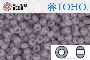 TOHO Round Seed Beads (RR8-1151) 8/0 Round Medium - Translucent Light Amethyst - 關閉視窗 >> 可點擊圖片