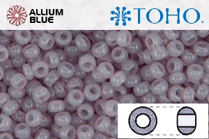 TOHO Round Seed Beads (RR8-1151) 8/0 Round Medium - Translucent Light Amethyst