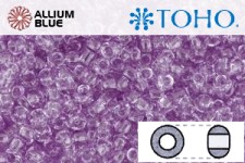 TOHO Round Seed Beads (RR8-1300) 8/0 Round Medium - Transparent Alexandrite