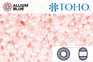 TOHO Round Seed Beads (RR8-145L) 8/0 Round Medium - Ceylon Soft Pink - Haga Click en la Imagen para Cerrar
