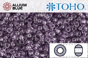 TOHO Round Seed Beads (RR11-19) 11/0 Round - Transparent Sugar Plum - 關閉視窗 >> 可點擊圖片