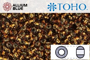 TOHO Round Seed Beads (RR8-2152S) 8/0 Round Medium - Silver-Lined Sasparilla - Click Image to Close