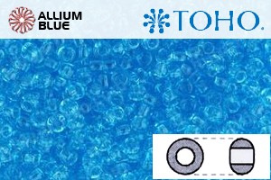 TOHO Round Seed Beads (RR11-3) 11/0 Round - Transparent Aquamarine - 關閉視窗 >> 可點擊圖片