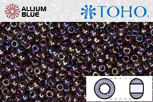 TOHO Round Seed Beads (RR11-406) 11/0 Round - Opaque-Rainbow Oxblood - 關閉視窗 >> 可點擊圖片
