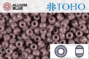 TOHO Round Seed Beads (RR3-52) 3/0 Round Extra Large - Opaque Lavender - Click Image to Close