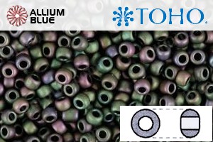 TOHO Round Seed Beads (RR6-708) 6/0 Round Large - Matte-Color Cassiopeia - Click Image to Close