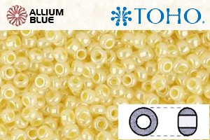 TOHO Round Seed Beads (RR8-902) 8/0 Round Medium - Ceylon Lemon Chiffon - Haga Click en la Imagen para Cerrar
