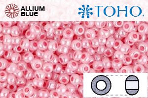 TOHO Round Seed Beads (RR8-911) 8/0 Round Medium - Ceylon Impatiens Pink - Haga Click en la Imagen para Cerrar
