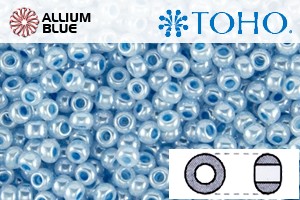 TOHO Round Seed Beads (RR8-918) 8/0 Round Medium - Ceylon English Bluebell - 关闭视窗 >> 可点击图片