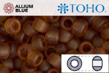 TOHO Round Seed Beads (RR6-941F) 6/0 Round Large - Transparent Matte Smoky Topaz