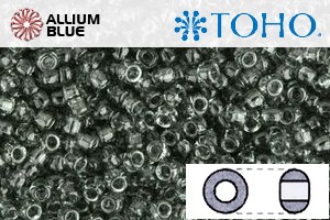 TOHO Round Seed Beads (RR3-9B) 3/0 Round Extra Large - Transparent Gray - Haga Click en la Imagen para Cerrar
