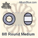 8/0 Round Medium (RR8) (3.0mm)