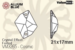 ValueMAX Cosmic Sew-on Stone (VM3265) 21x17mm - Crystal Effect With Foiling - Haga Click en la Imagen para Cerrar