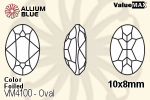 VALUEMAX CRYSTAL Oval Fancy Stone 10x8mm Peridot F