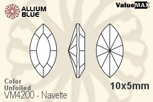 ValueMAX Navette Fancy Stone (VM4200) 10x5mm - Color Unfoiled