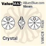 ValueMAX Rivoli (VM6428) 10mm - Clear Crystal