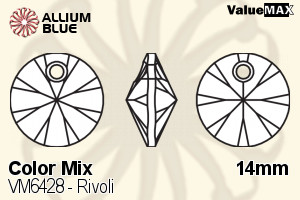 VALUEMAX CRYSTAL Rivoli 14mm Mixed Color