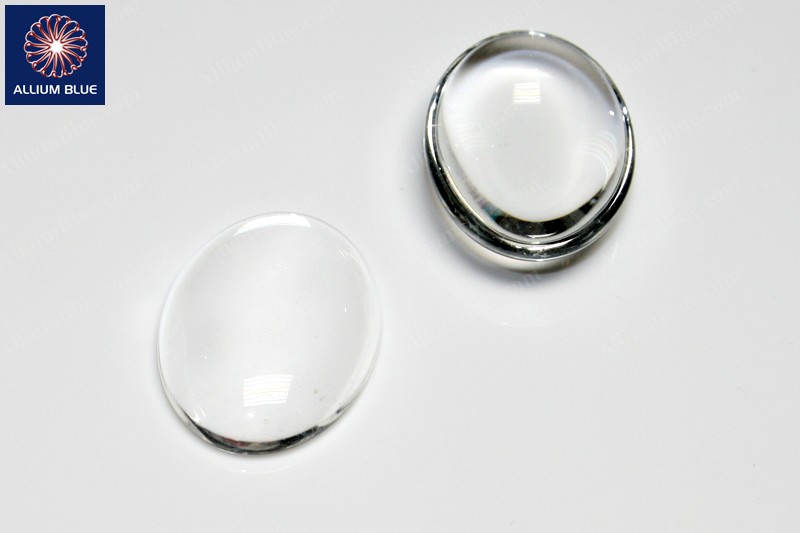 Glass Cover For Oval Picture Frame, Glass, Clear, 25x18mm - Haga Click en la Imagen para Cerrar