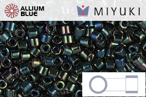 MIYUKI Delica® Seed Beads (DBM0003) 10/0 Round Medium - Metallic Forest Green Iris - 关闭视窗 >> 可点击图片