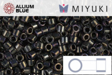 MIYUKI Delica® Seed Beads (DBM0022) 10/0 Round Medium - Metallic Dark Bronze