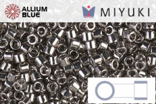 MIYUKI Delica® Seed Beads (DBM0011) 10/0 Round Medium - Metallic Olive