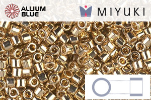 MIYUKI Delica® Seed Beads (DBM0034) 10/0 Round Medium - 24kt Gold Light Plated - Haga Click en la Imagen para Cerrar