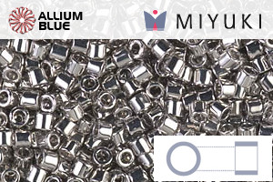 MIYUKI Delica® Seed Beads (DBM0038) 10/0 Round Medium - Palladium Plated - 关闭视窗 >> 可点击图片