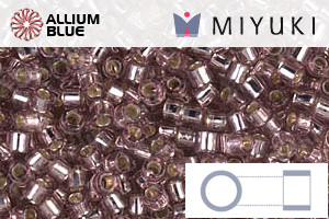 MIYUKIデリカビーズ (DBM0146) 10/0 丸 中 - ライトアメジスト銀引