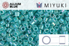 MIYUKI Delica® Seed Beads (DBM0171) 10/0 Round Medium - Transparent Yellow AB
