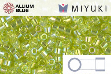 MIYUKI Delica® Seed Beads (DBM0173) 10/0 Round Medium - Transparent Smoky Amethyst AB