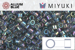 MIYUKI Delica® Seed Beads (DBM0179) 10/0 Round Medium - Transparent Gray AB - 关闭视窗 >> 可点击图片