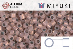 MIYUKI Delica® Seed Beads (DBM0191) 10/0 Round Medium - Copper Lined Opal