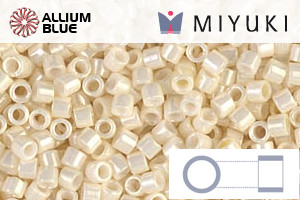 MIYUKI Delica® Seed Beads (DBM0203) 10/0 Round Medium - Cream Ceylon - Haga Click en la Imagen para Cerrar