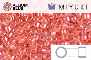 MIYUKI Delica® Seed Beads (DBM0235) 10/0 Round Medium - Salmon Ceylon - 關閉視窗 >> 可點擊圖片