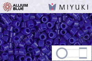 MIYUKI Delica® Seed Beads (DBM0726) 10/0 Round Medium - Opaque Cobalt - 關閉視窗 >> 可點擊圖片