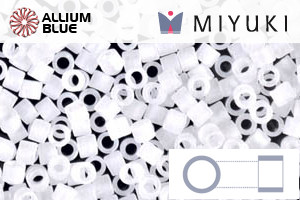 MIYUKI Delica® Seed Beads (DBM0851) 10/0 Round Medium - Matte Transparent Crystal AB - Haga Click en la Imagen para Cerrar