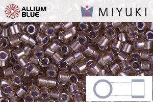 MIYUKI Delica® Seed Beads (DBM0912) 10/0 Round Medium - Sparkling Cinnamon Lined Topaz - 關閉視窗 >> 可點擊圖片