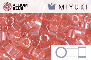 MIYUKI Delica® Seed Beads (DBL0106) 8/0 Round Large - Shell Pink Luster