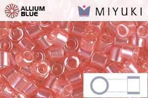 MIYUKI Delica® Seed Beads (DBL0106) 8/0 Round Large - Shell Pink Luster - Haga Click en la Imagen para Cerrar