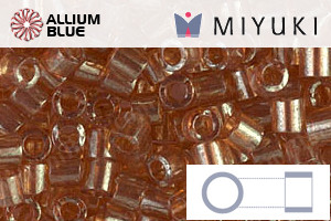 MIYUKI Delica® Seed Beads (DBL0121) 8/0 Round Large - Apricot Topaz Gold Luster - 关闭视窗 >> 可点击图片