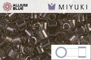 MIYUKI Delica® Seed Beads (DBL0123) 8/0 Round Large - Transparent Smoky Olive Luster - 关闭视窗 >> 可点击图片