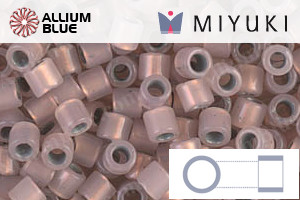 MIYUKI Delica® Seed Beads (DBL0191) 8/0 Round Large - Copper Lined Opal - Haga Click en la Imagen para Cerrar